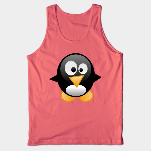 Happy penguin Tank Top by DrDesign